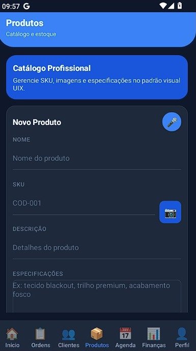 Tela real do aplicativo AponteOS